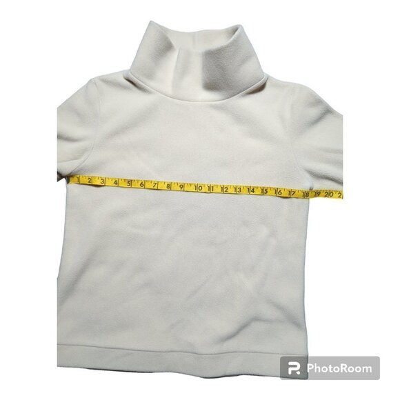 Dudley Stephens Baldwin Turtleneck In Terry Fleece Small Size  Gray/ light tan - Picture 4 of 7